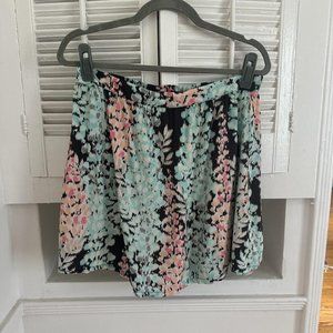 GAP Floral watercolor print skirt, Size M